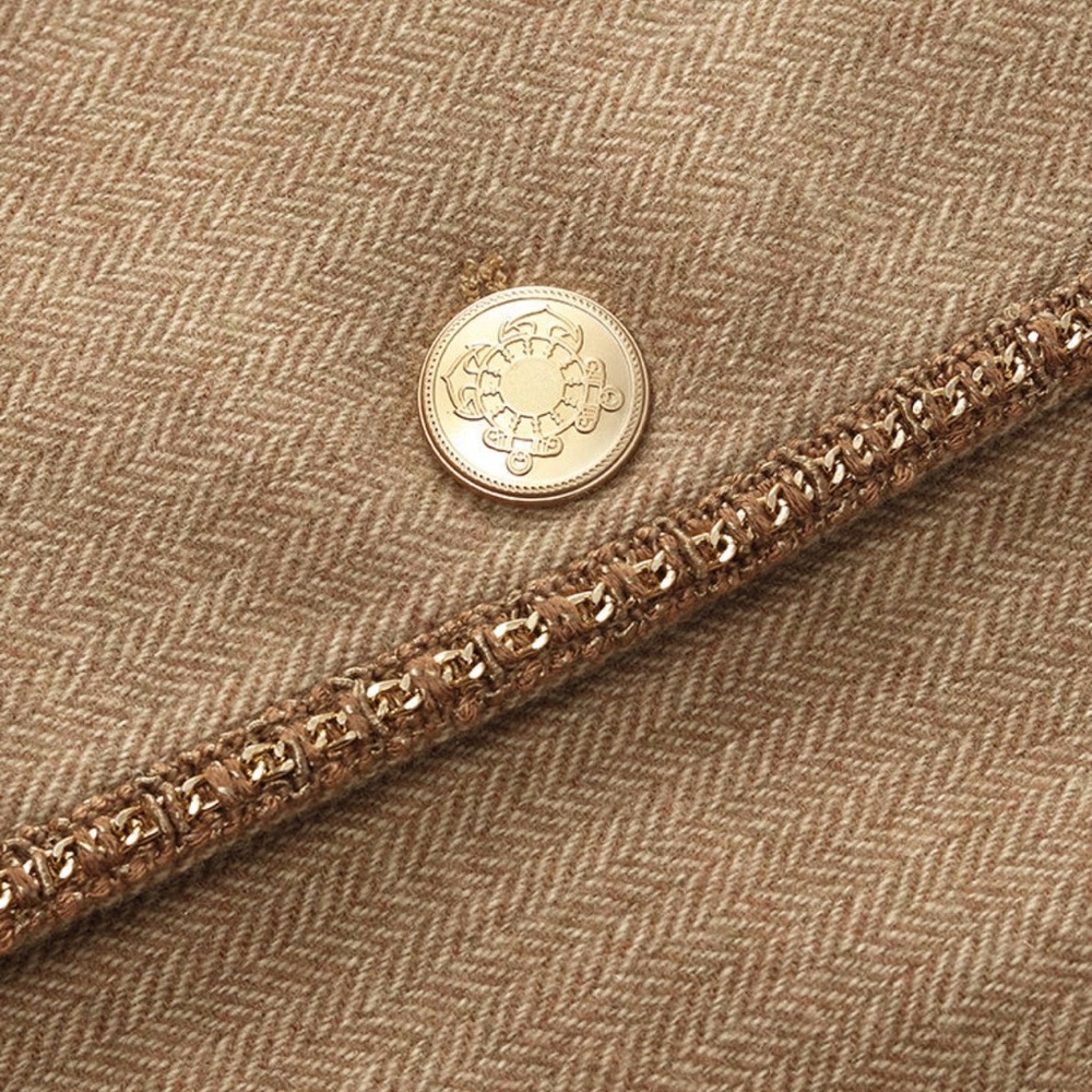 GOELIA Tan Women's Jacket - Picture 6 of 13